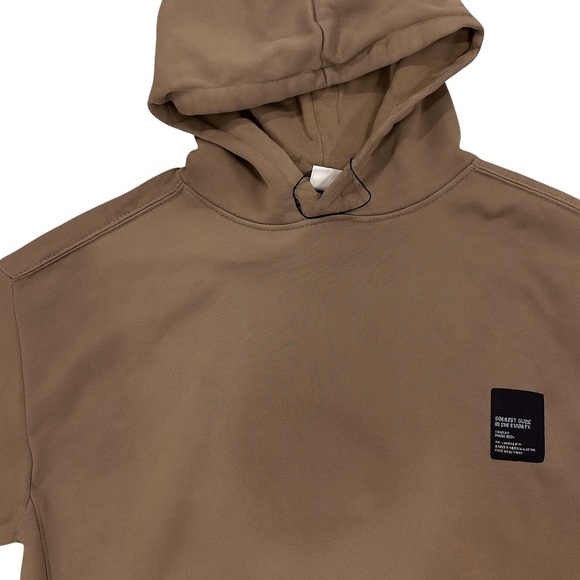 Zara Brown Boy Oversized Hoodie Pullover | Casual Sweatshirt | Size 13-14 y - Picture 3 of 5